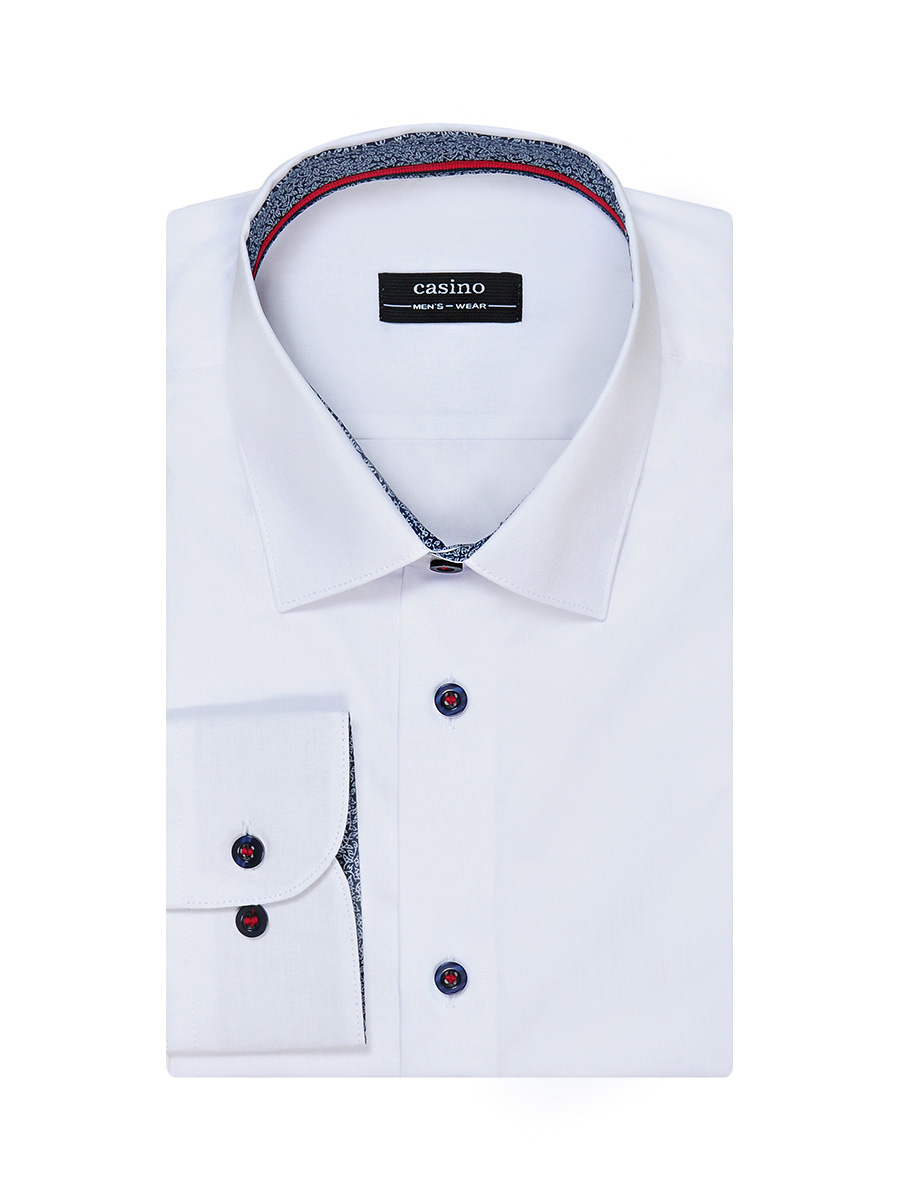 c100/157/ice/Z/14p Сорочка мужская длинный рукав