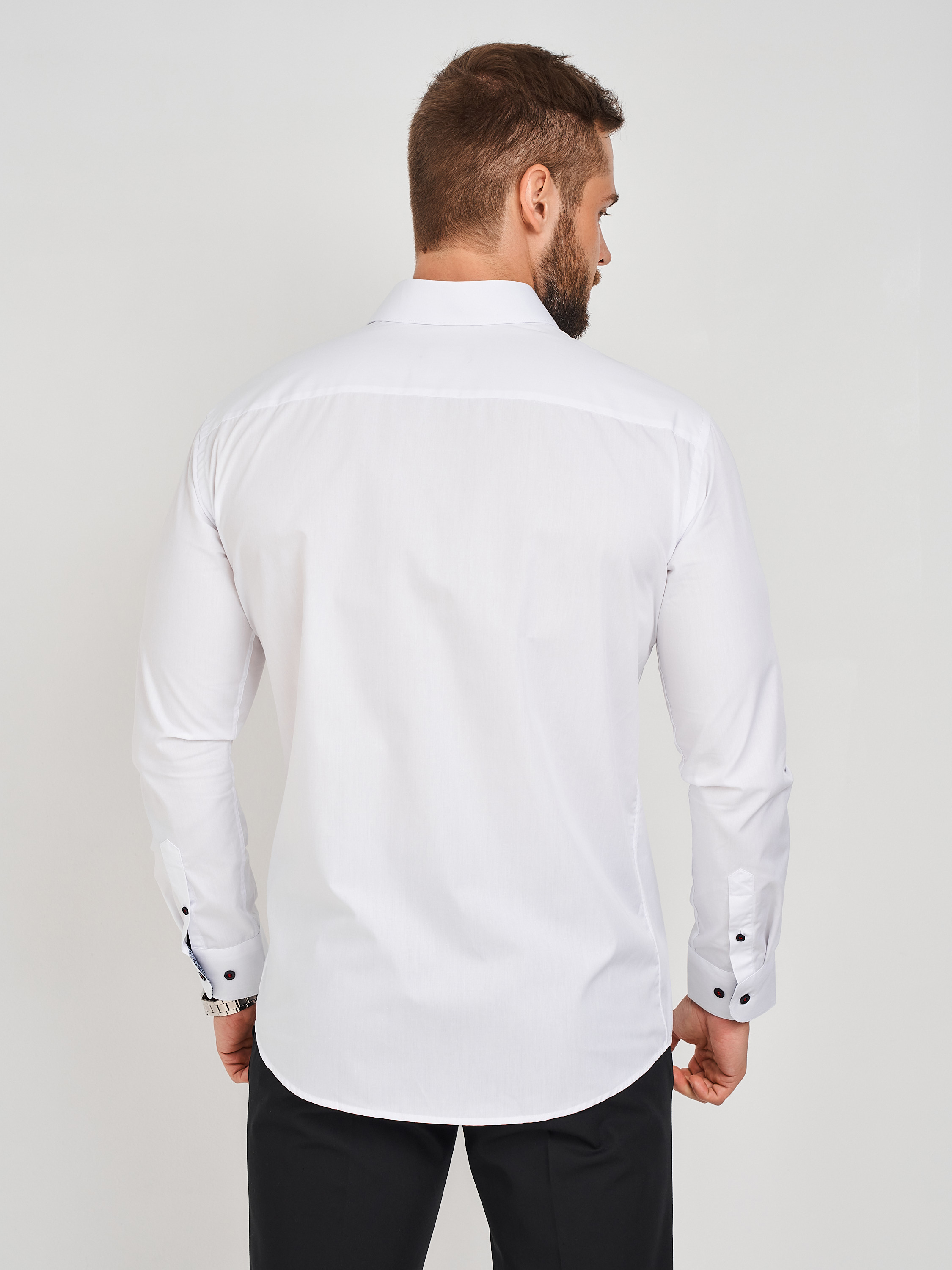 c100/157/ice/Z/14p Сорочка мужская длинный рукав