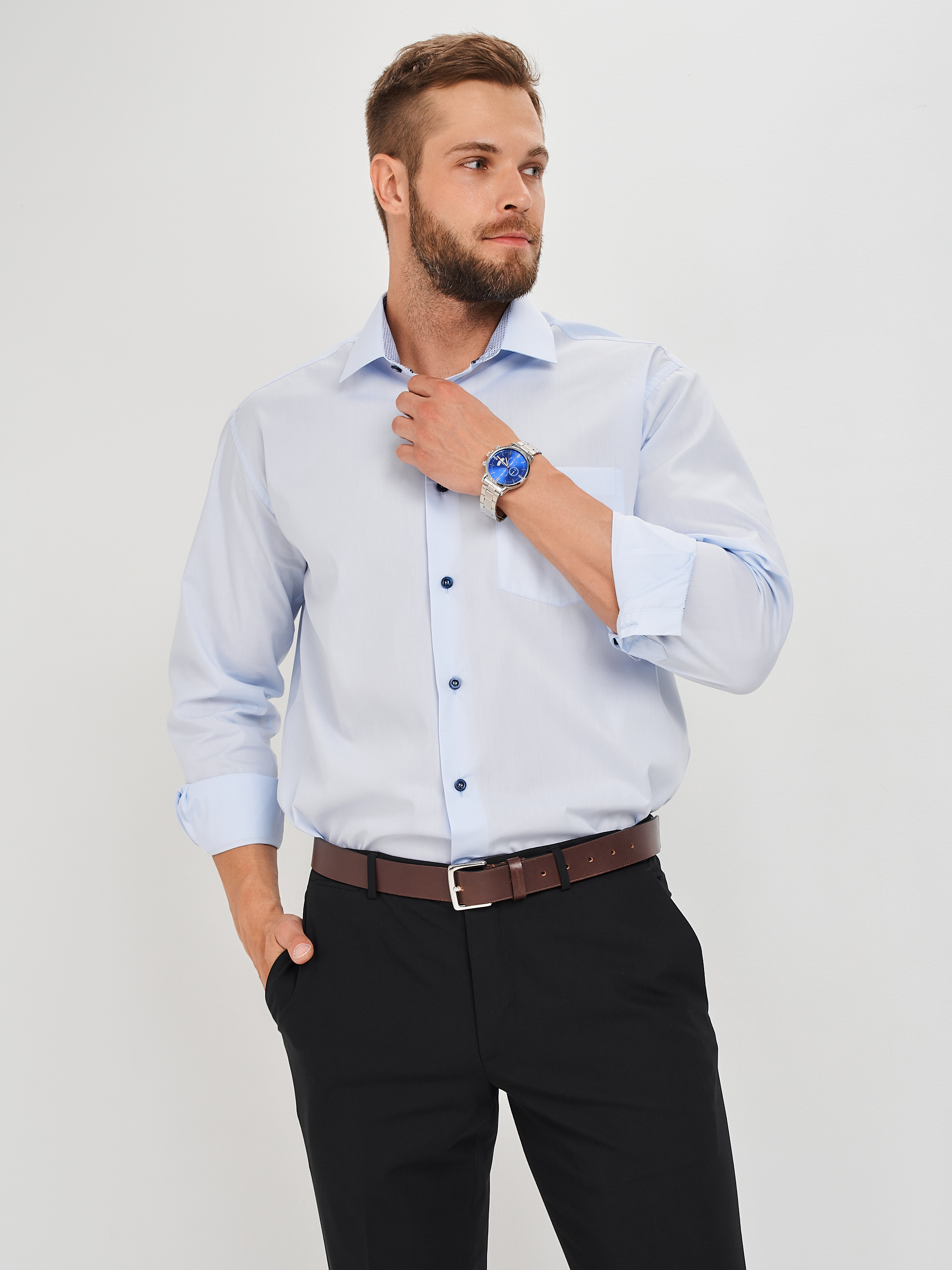 c210/157/064/3p Сорочка мужская длинный рукав