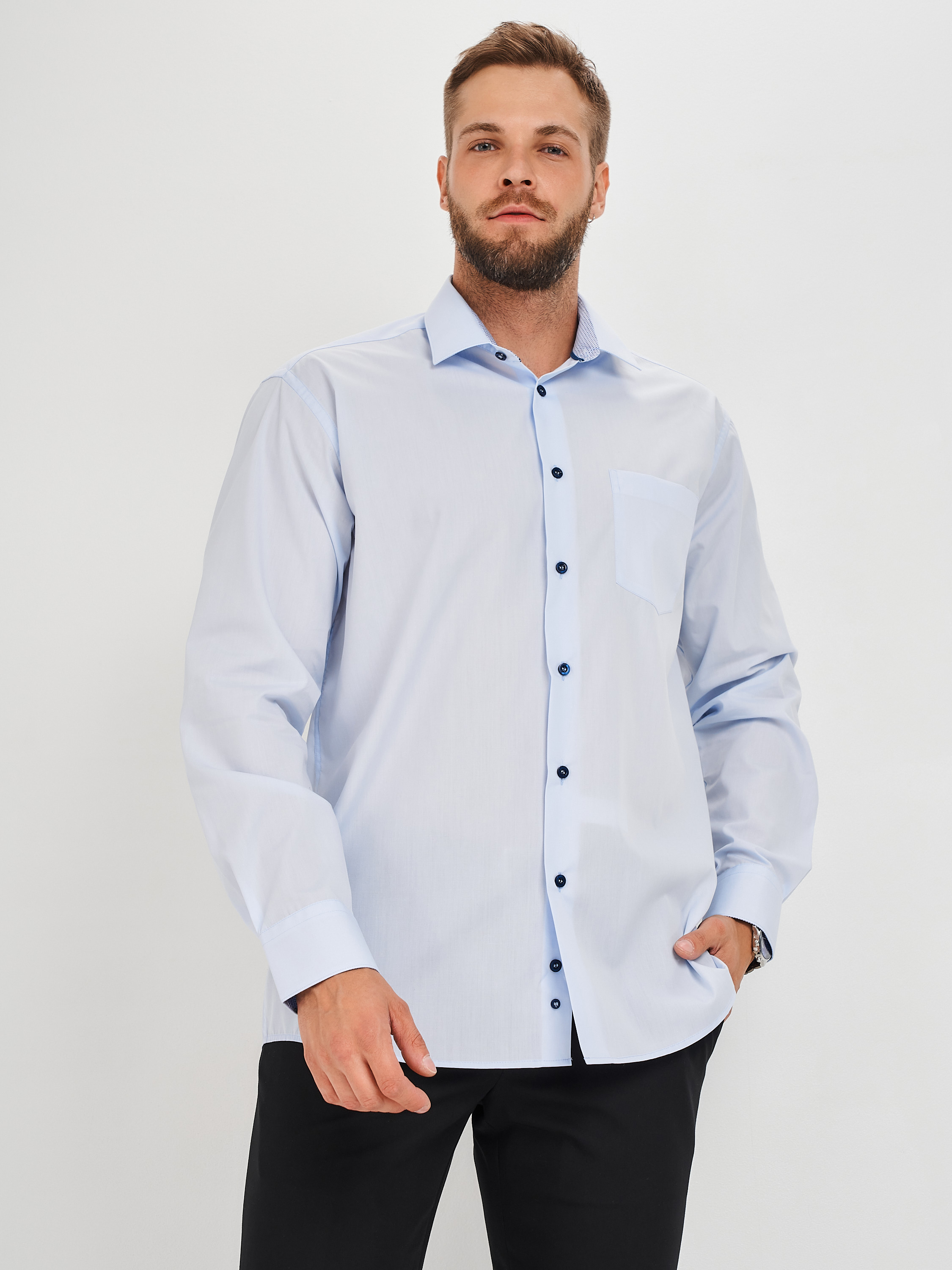 c210/157/064/3p Сорочка мужская длинный рукав