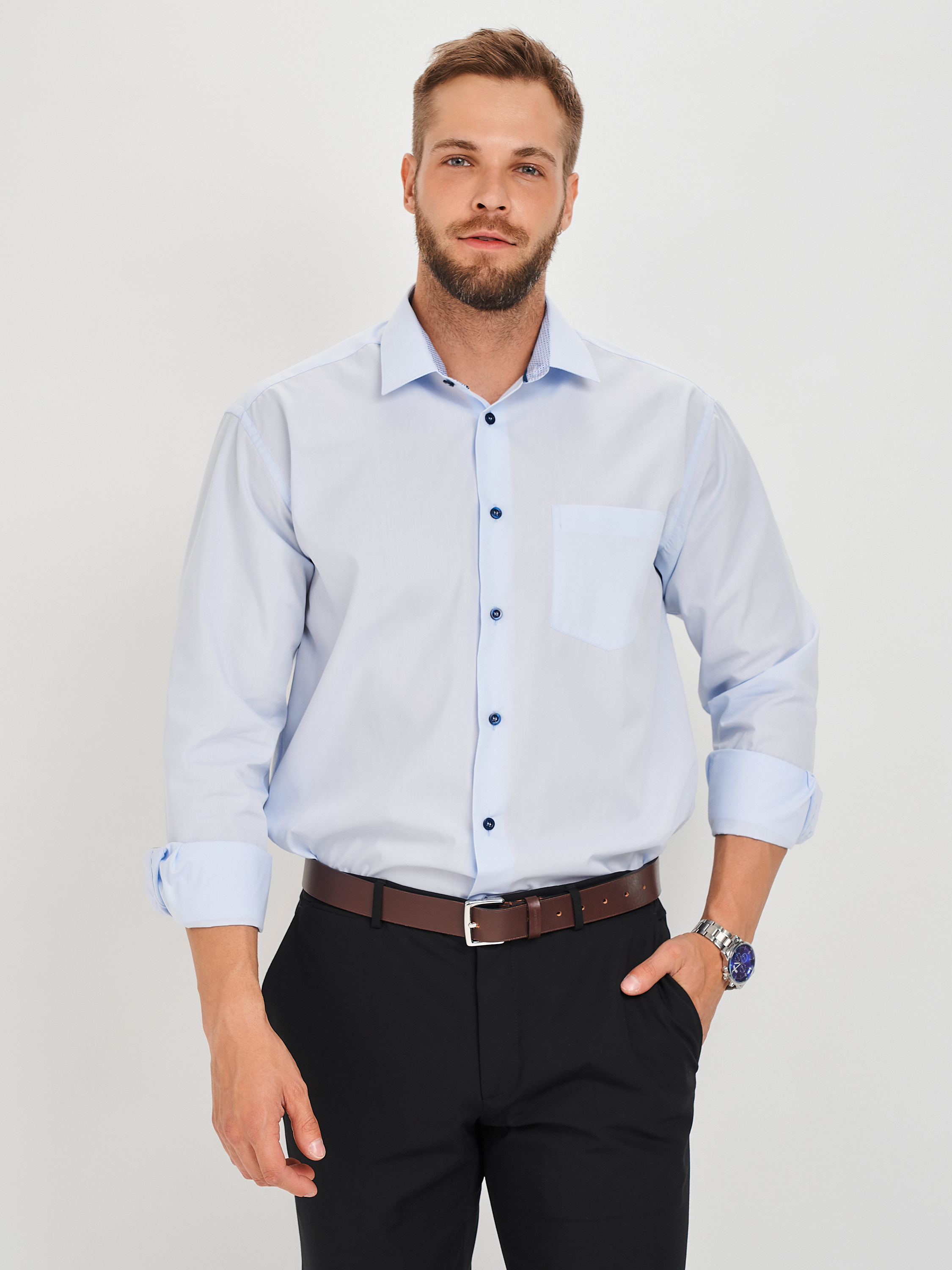 c210/157/064/3p Сорочка мужская длинный рукав