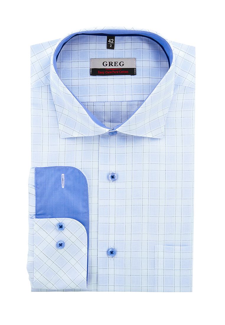 125/111/8293/Z/1p Сорочка мужская длинный рукав