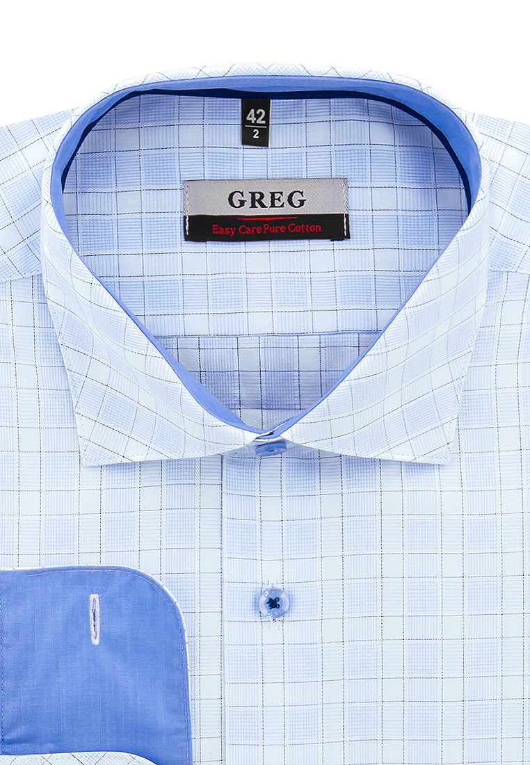 125/111/8293/Z/1p Сорочка мужская длинный рукав