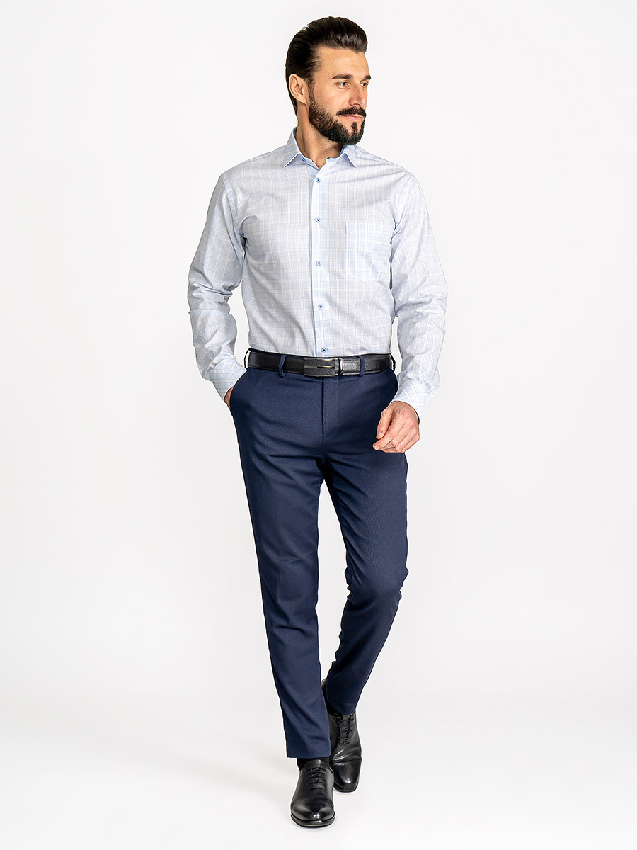 125/111/8293/Z/1p Сорочка мужская длинный рукав