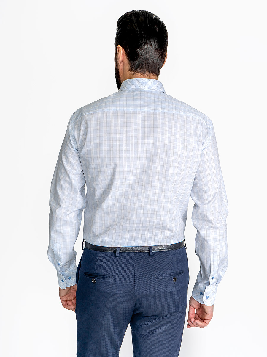 125/111/8293/Z/1p Сорочка мужская длинный рукав