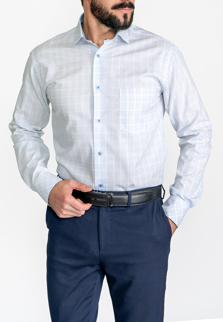 125/111/8293/Z/1p Сорочка мужская длинный рукав