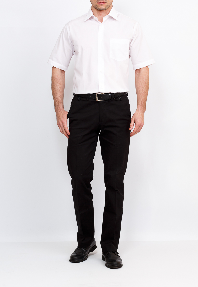 Gb100/309/WHITE Сорочка мужская короткий рукав