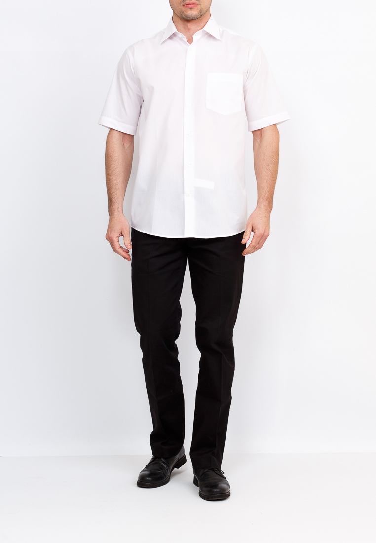 Gb100/309/WHITE Сорочка мужская короткий рукав