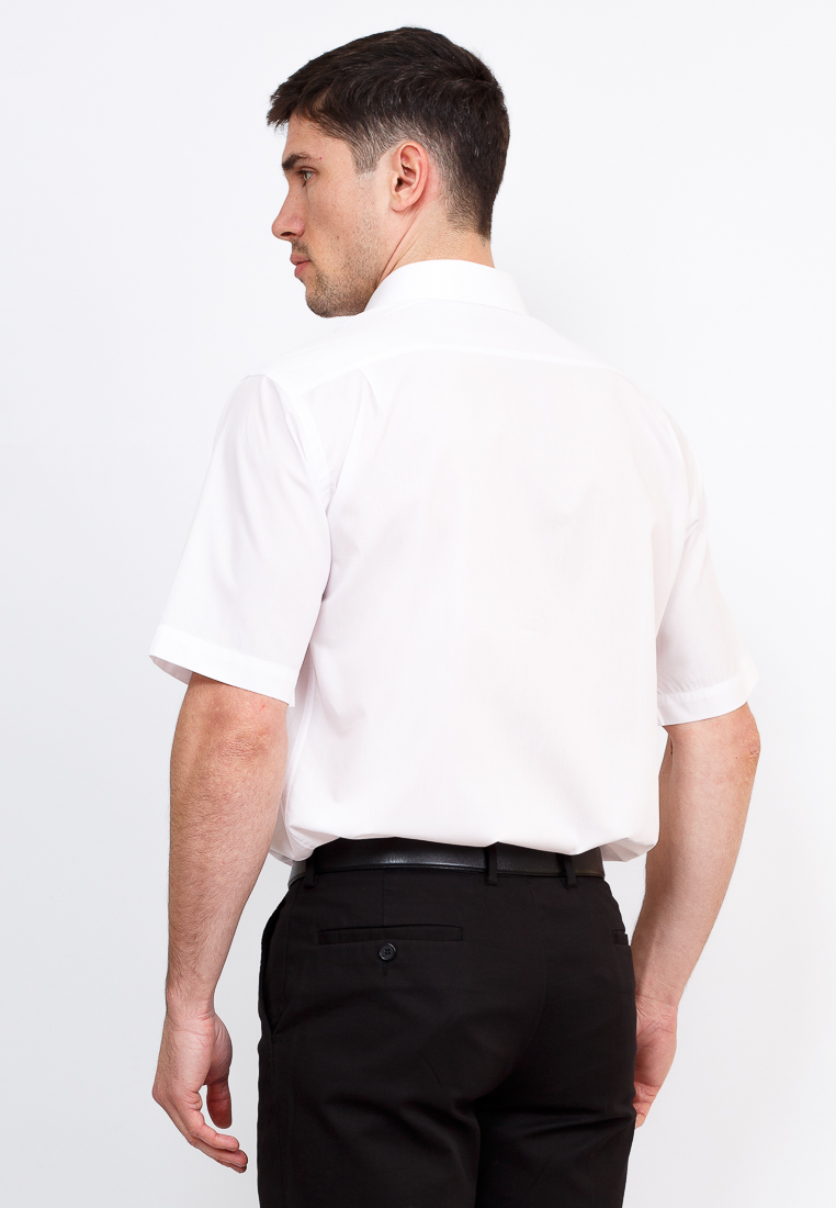 Gb100/309/WHITE Сорочка мужская короткий рукав