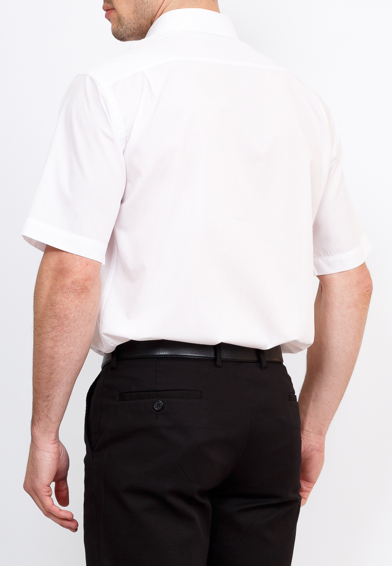 Gb100/309/WHITE Сорочка мужская короткий рукав