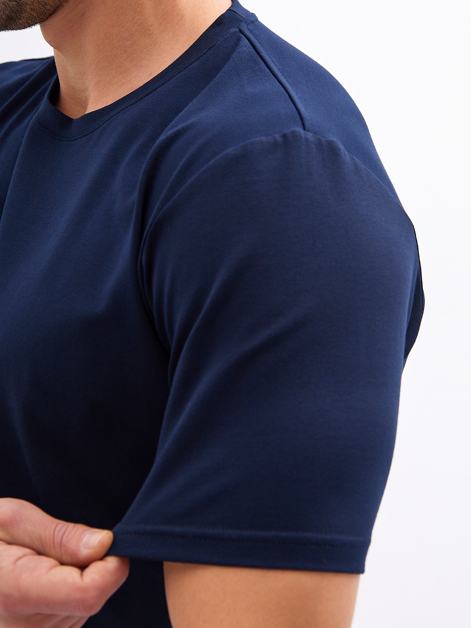 G145-KO-SA-S5106-N (т.синий) Футболка мужская короткий рукав