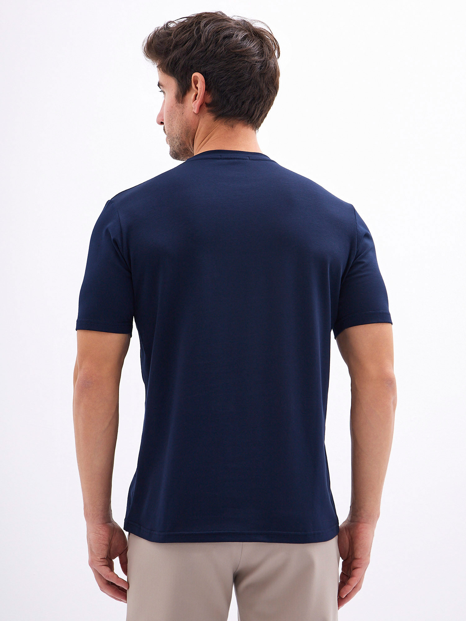 G145-KO-SA-S5106-N (т.синий) Футболка мужская короткий рукав