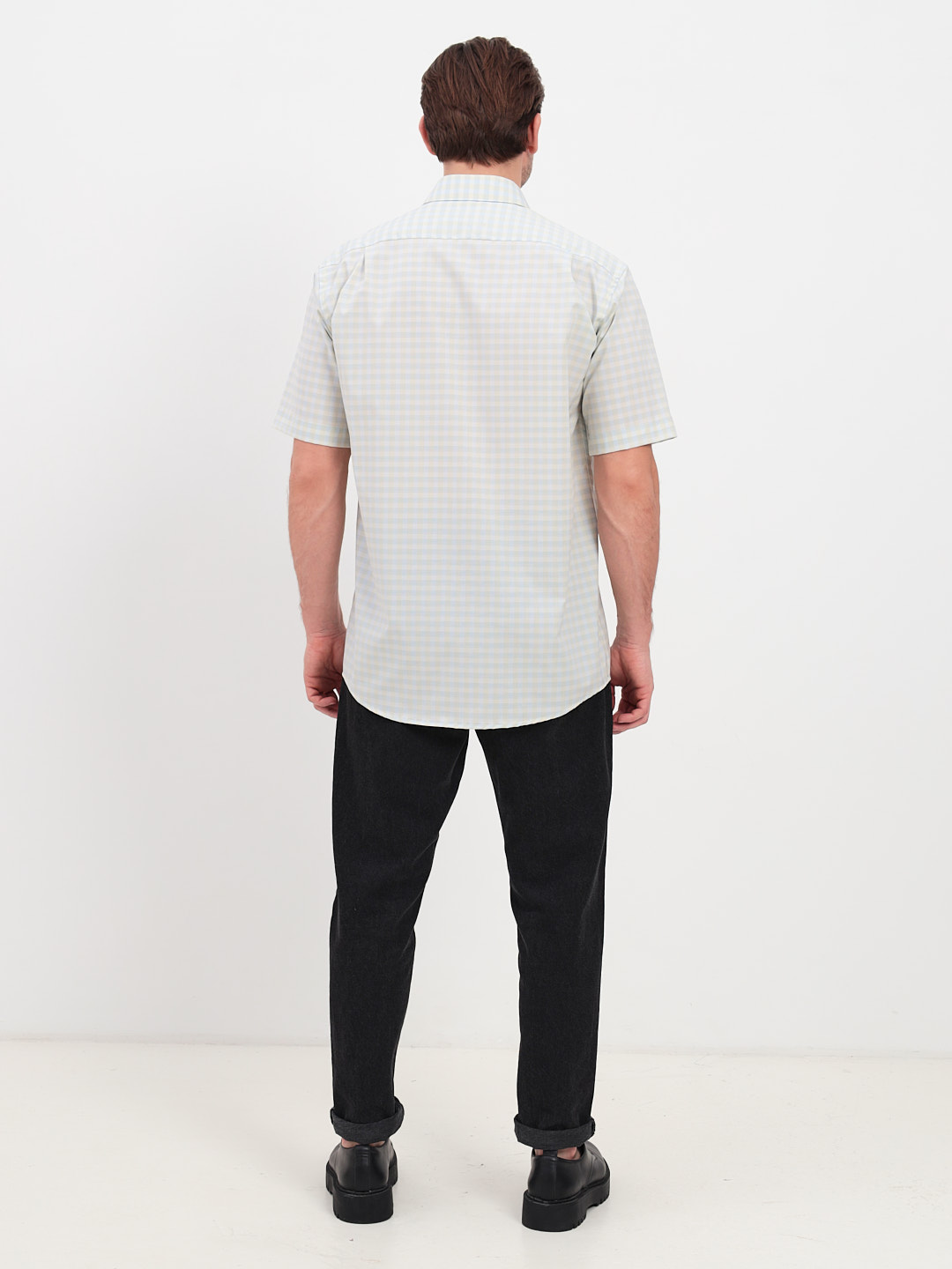 255/207/0222/1p STRETCH Сорочка мужская короткий рукав