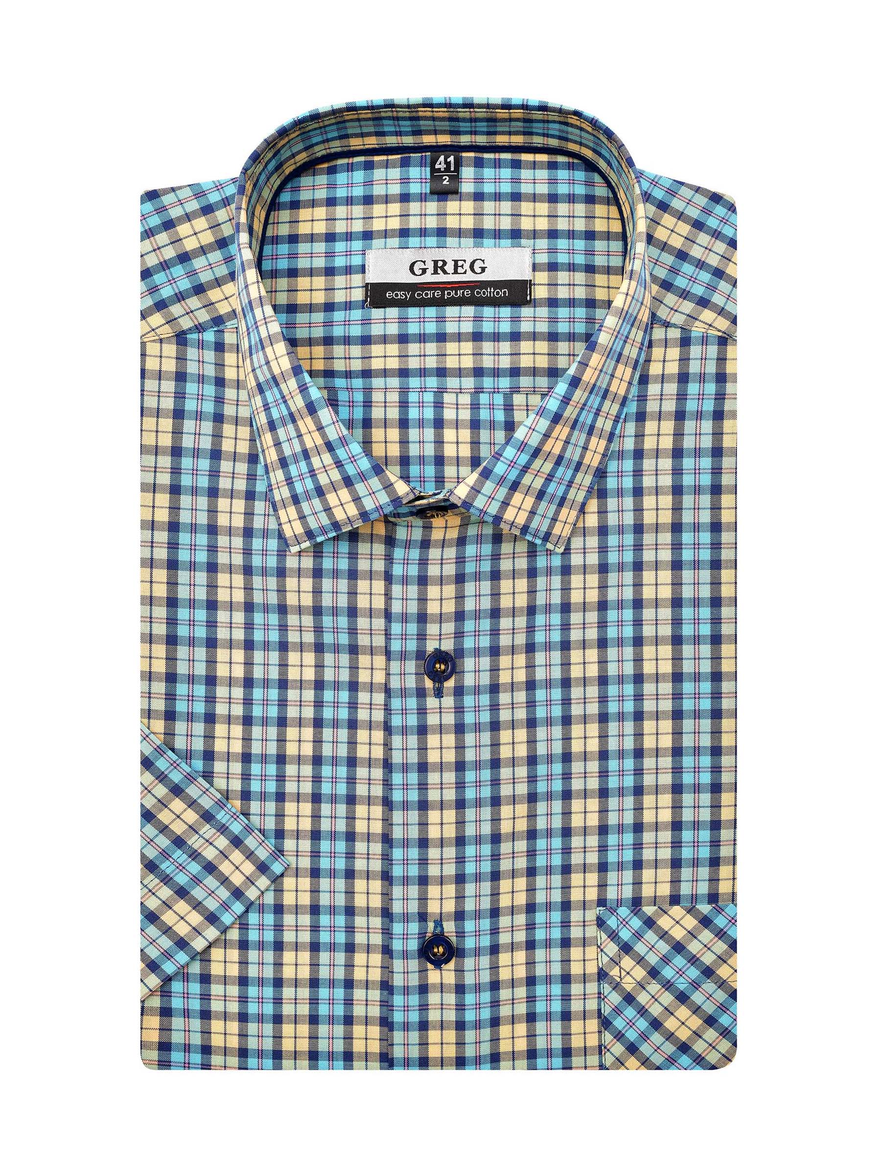 255/201/0258/C/1p Сорочка мужская короткий рукав