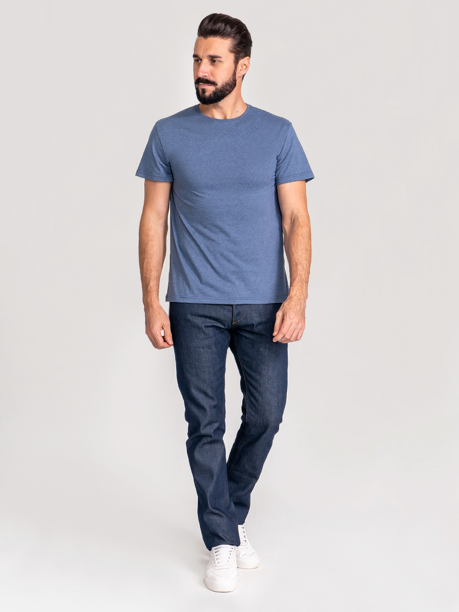 G145-RM-6012 (джинс м.) Футболка мужская короткий рукав