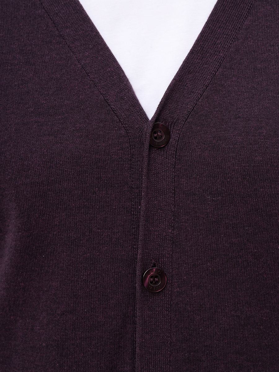 G135-AC147 (фиолет м.) Кардиган мужской