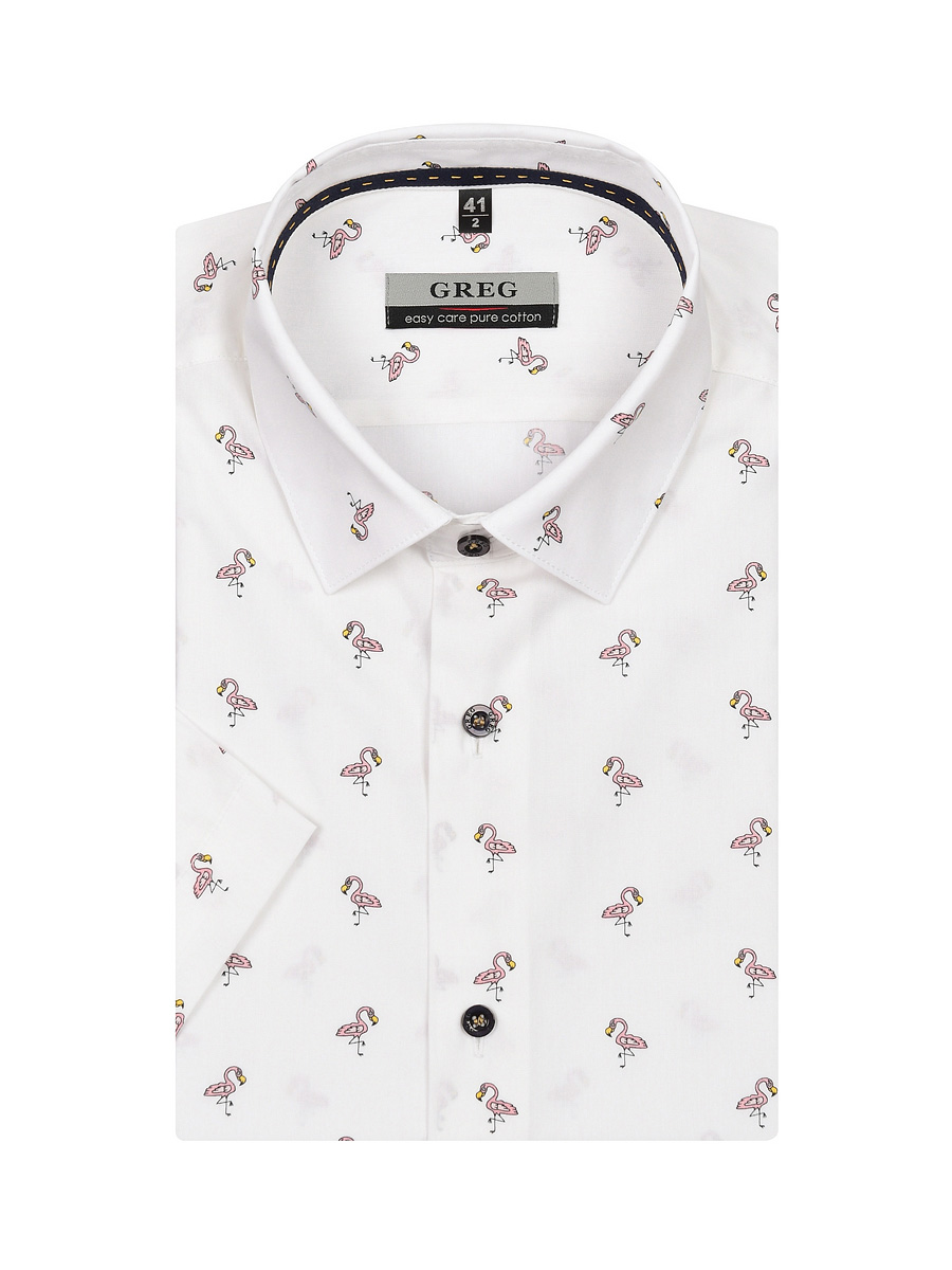 163/201/2239/c/1p Сорочка мужская короткий рукав