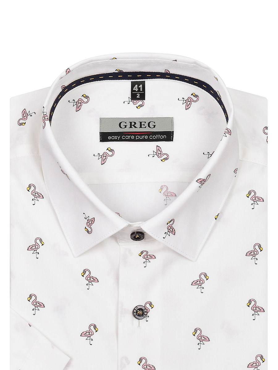 163/201/2239/c/1p Сорочка мужская короткий рукав