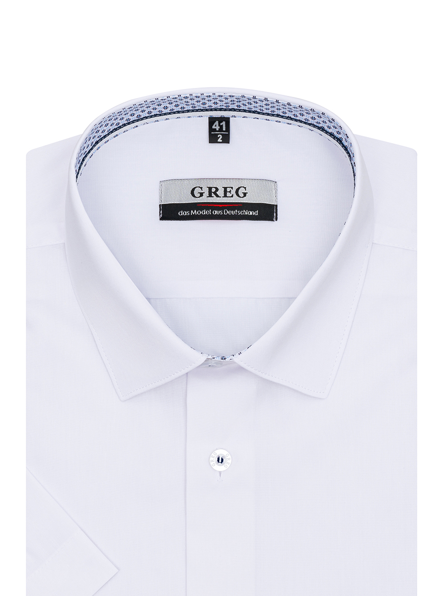 100/209/WH/ZV/10p Сорочка мужская короткий рукав