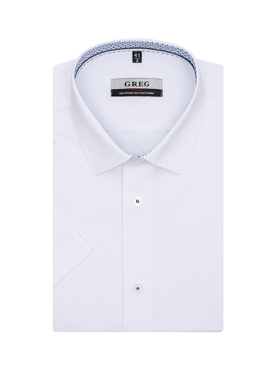 100/209/WH/Z/9p Сорочка мужская короткий рукав