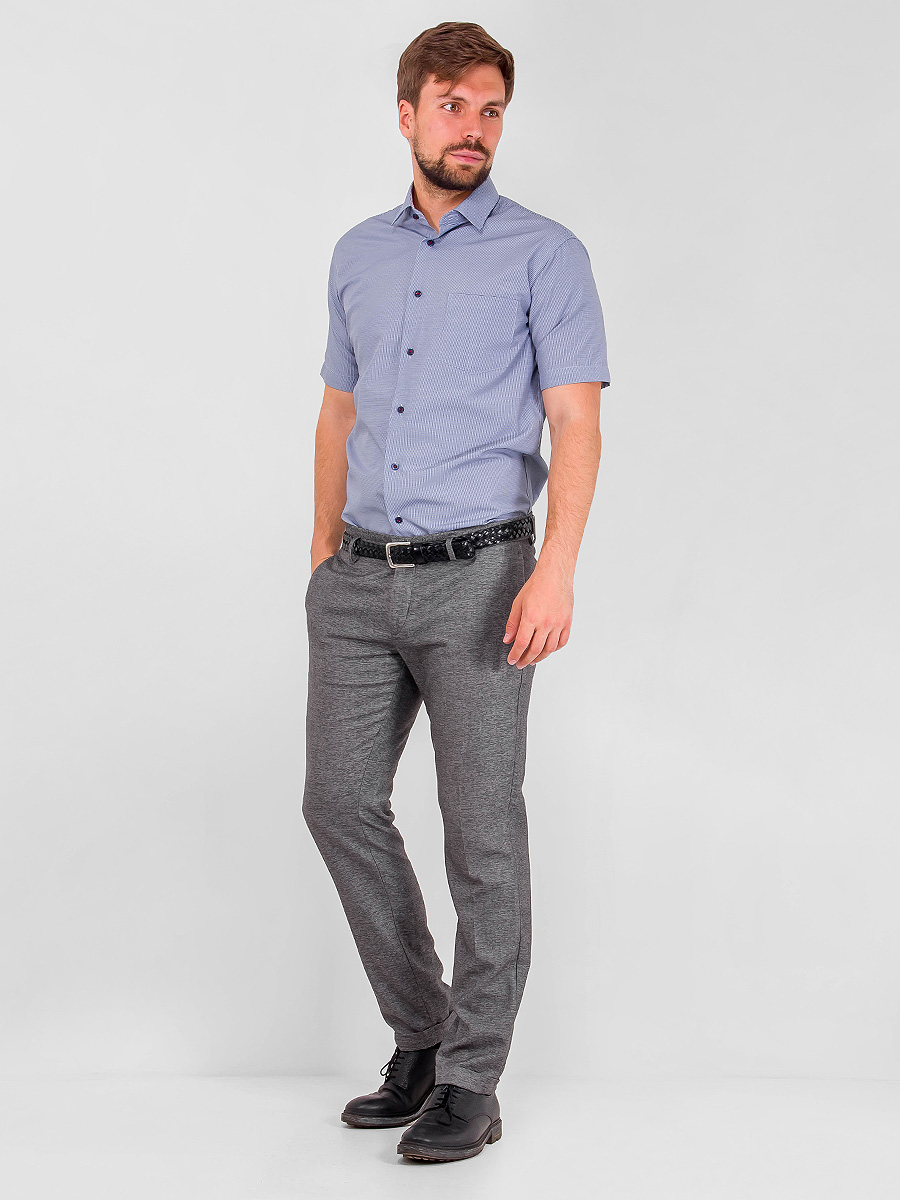 c224/057/1718/Z/1p Сорочка мужская короткий рукав