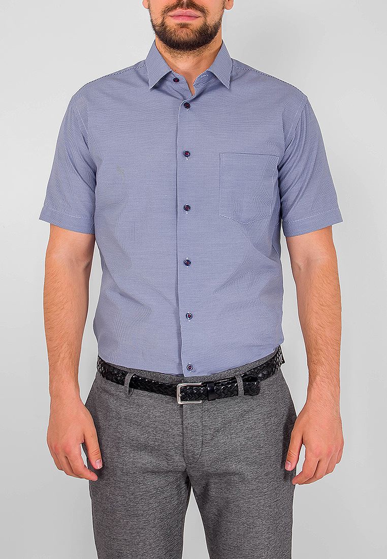 c224/057/1718/Z/1p Сорочка мужская короткий рукав