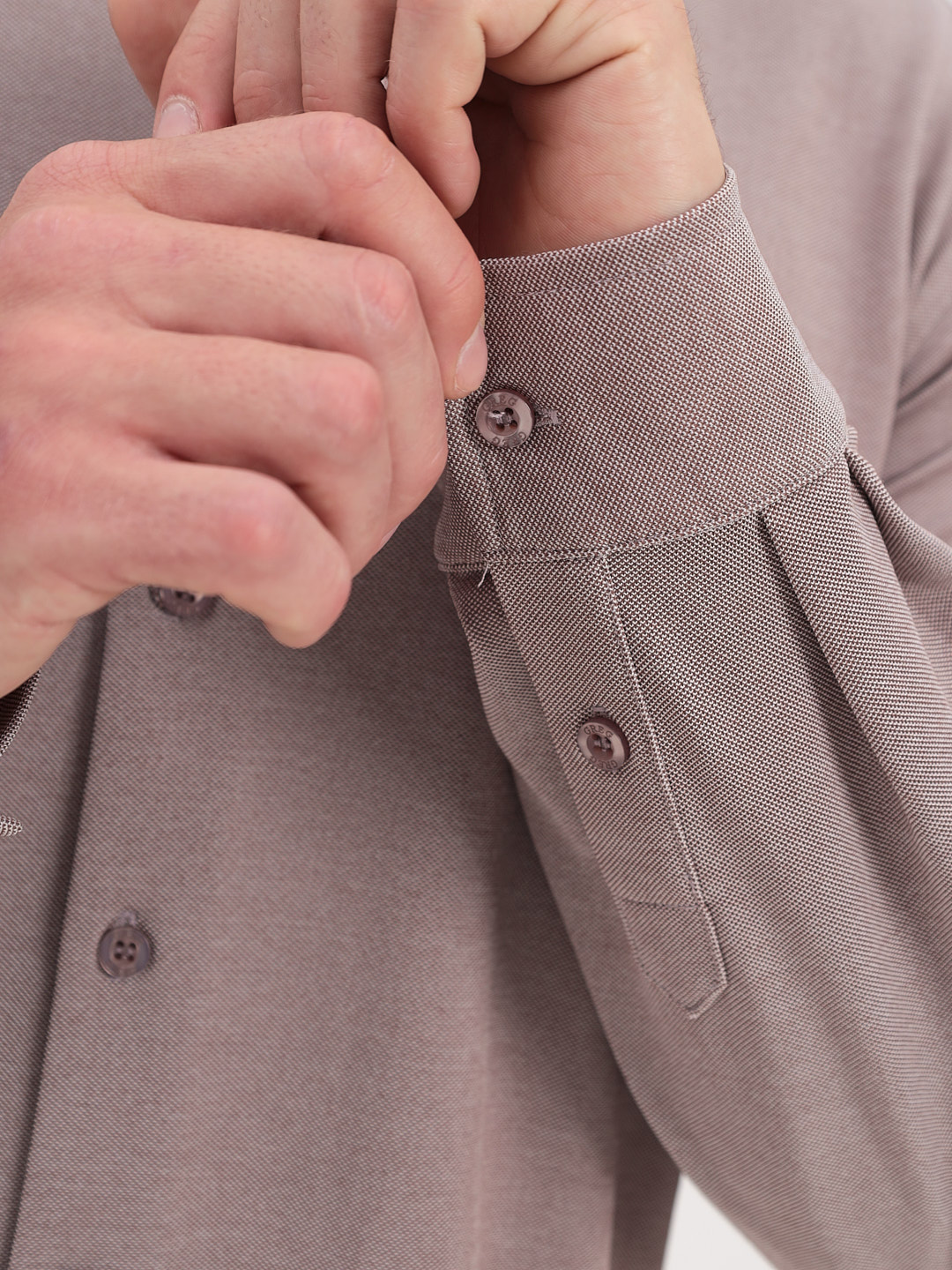 G148-RH03-29 (т.бежевый) Батник мужской трикотажный