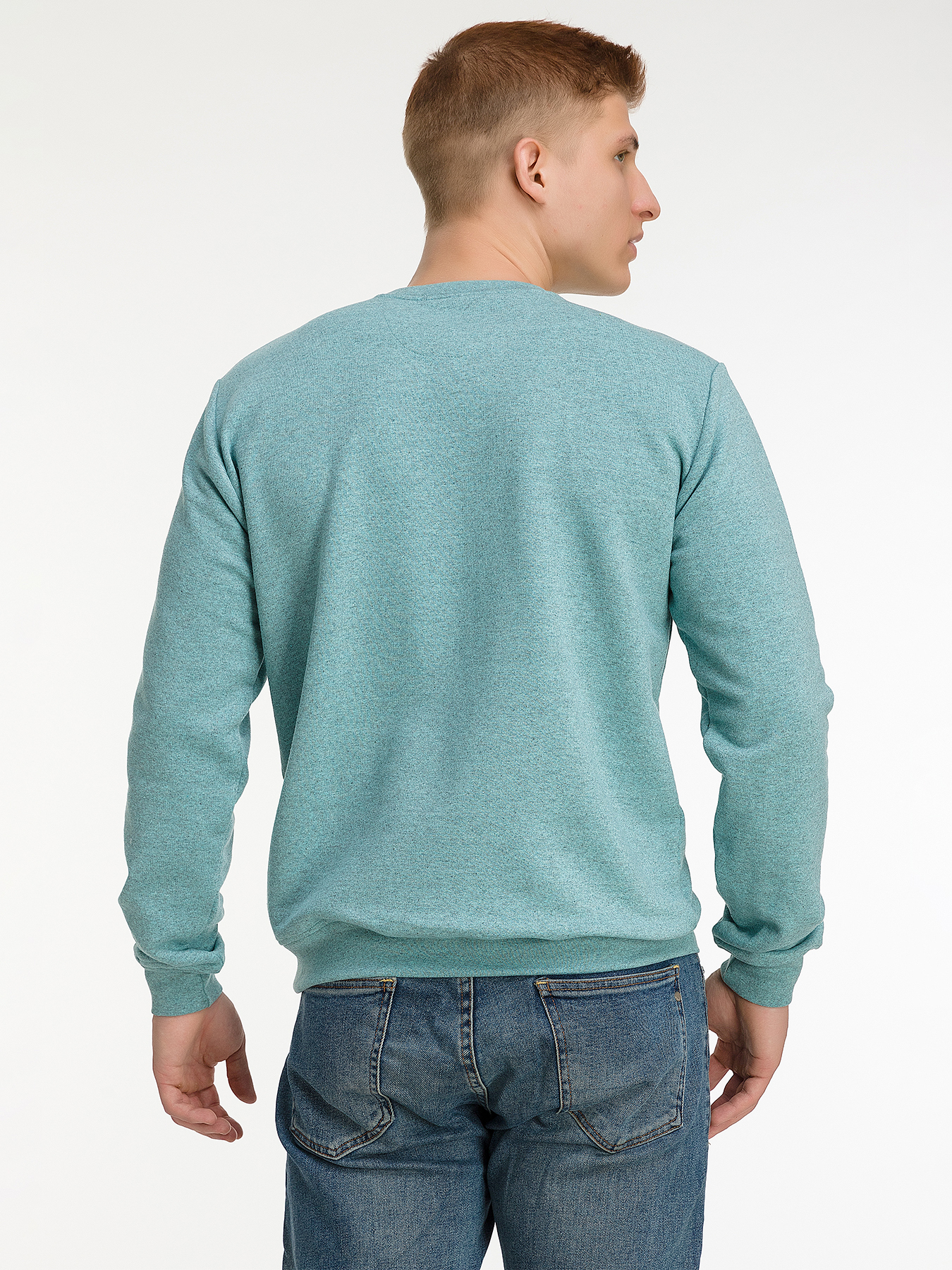 G121-RM-3006 (мята м.) Свитшот мужской