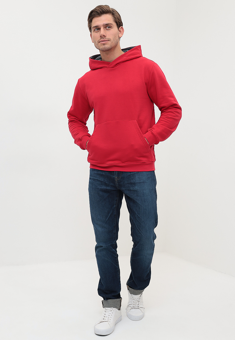 G171-RM-1044 (красный) Худи мужское