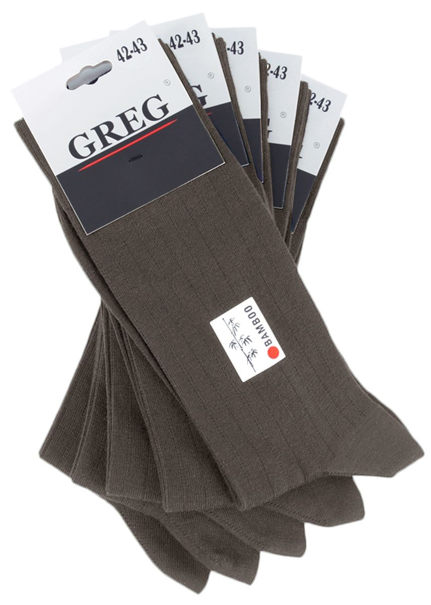 G-12/15 т.хаки Носки мужские (в упаковке 5 пар)