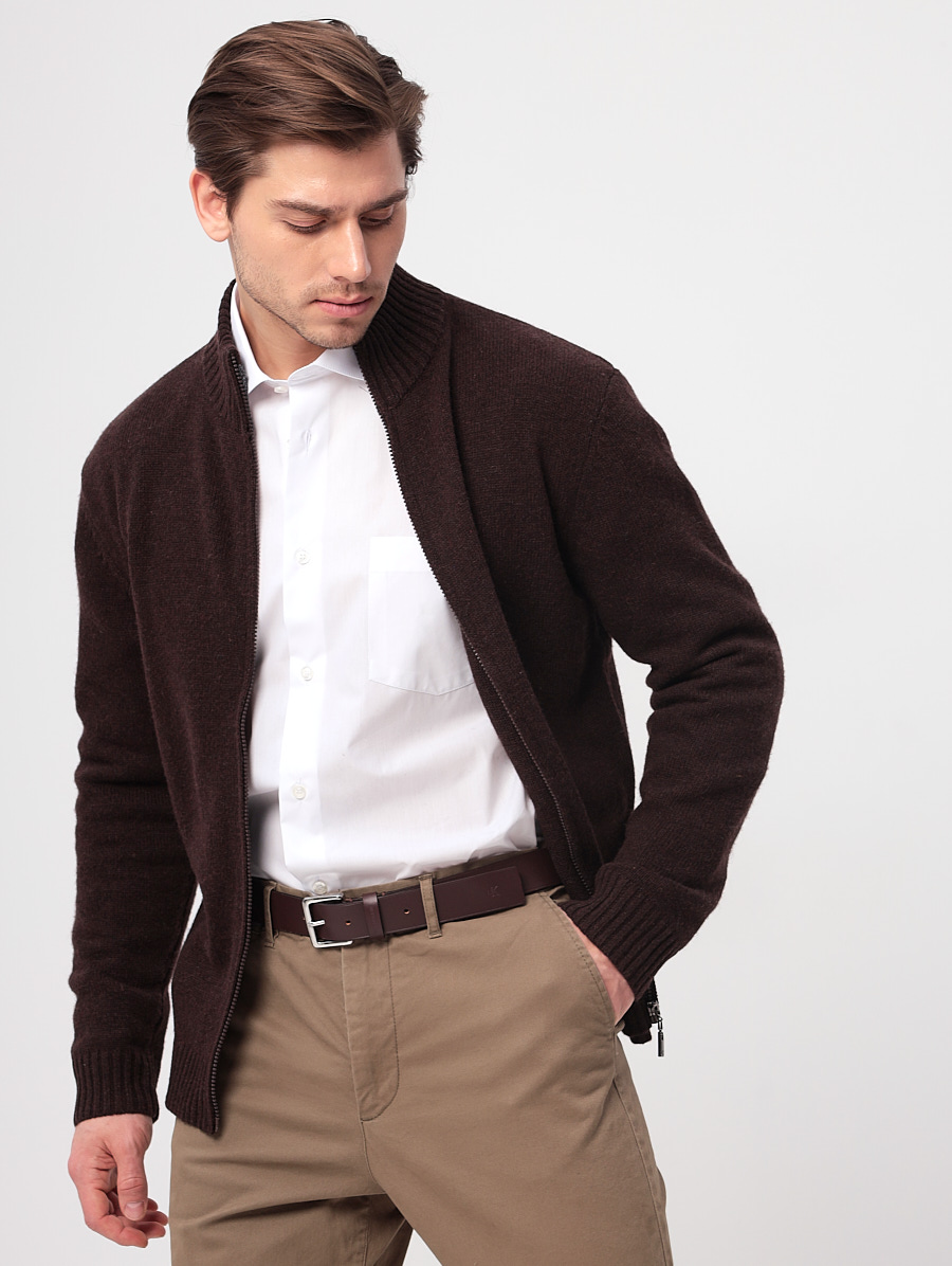 100/199/WHITE Сорочка мужская длинный рукав