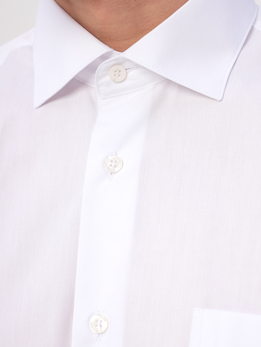 100/199/WHITE Сорочка мужская длинный рукав