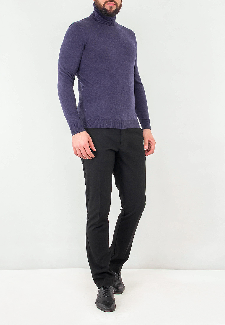 G123-170182 (т.фиолет.меланж) Джемпер мужской