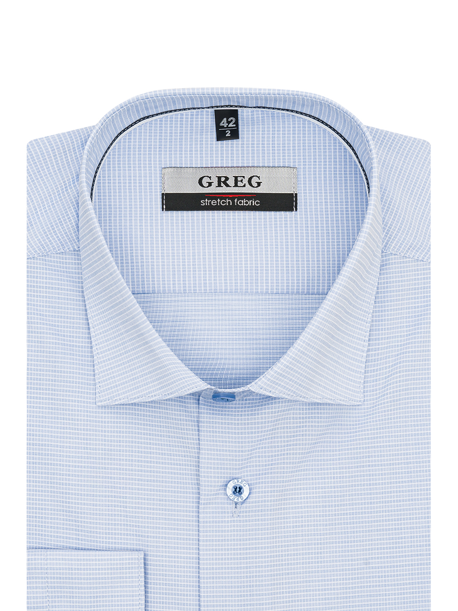 214/137/3453/Z/1p STRETCH Сорочка мужская длинный рукав