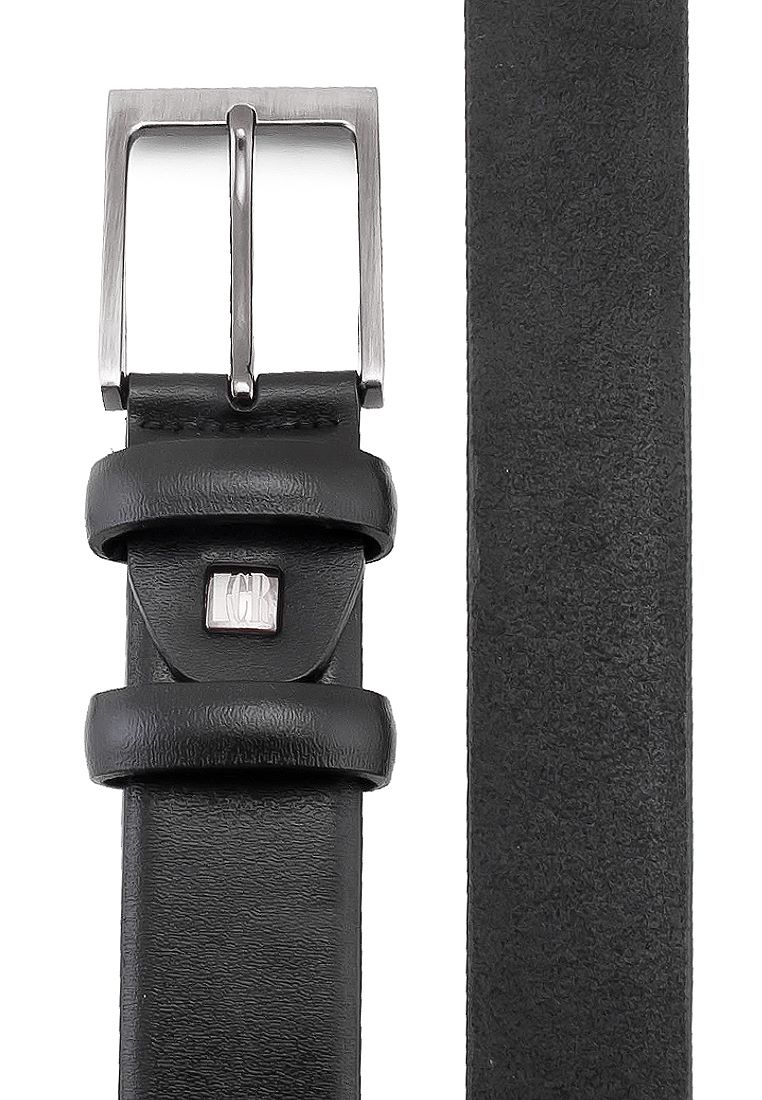 Crt51 гладк. черный Ремень кожаный мужской