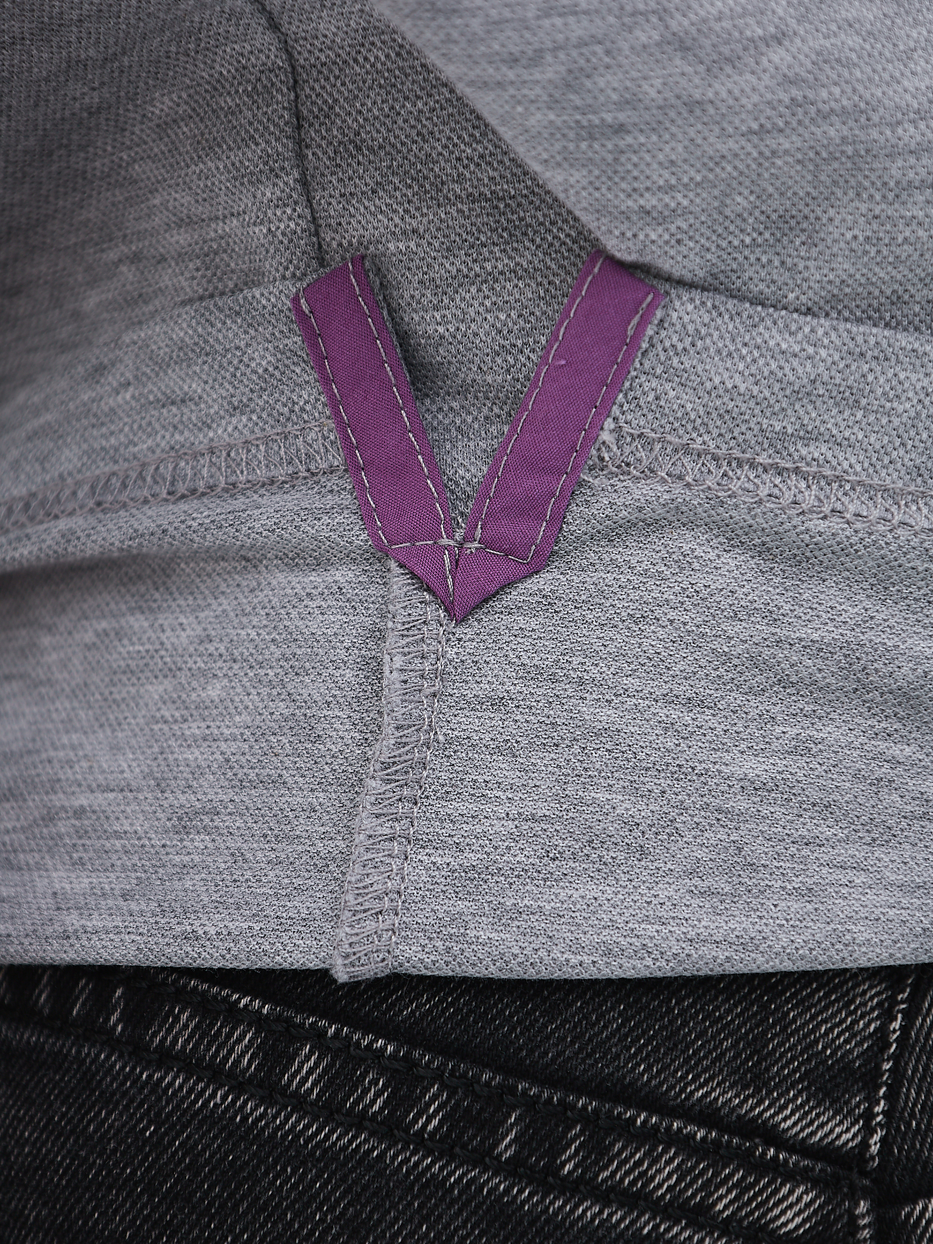 G144-PM124T-LT1393 (серый) Джемпер мужской с воротником поло короткий рукав