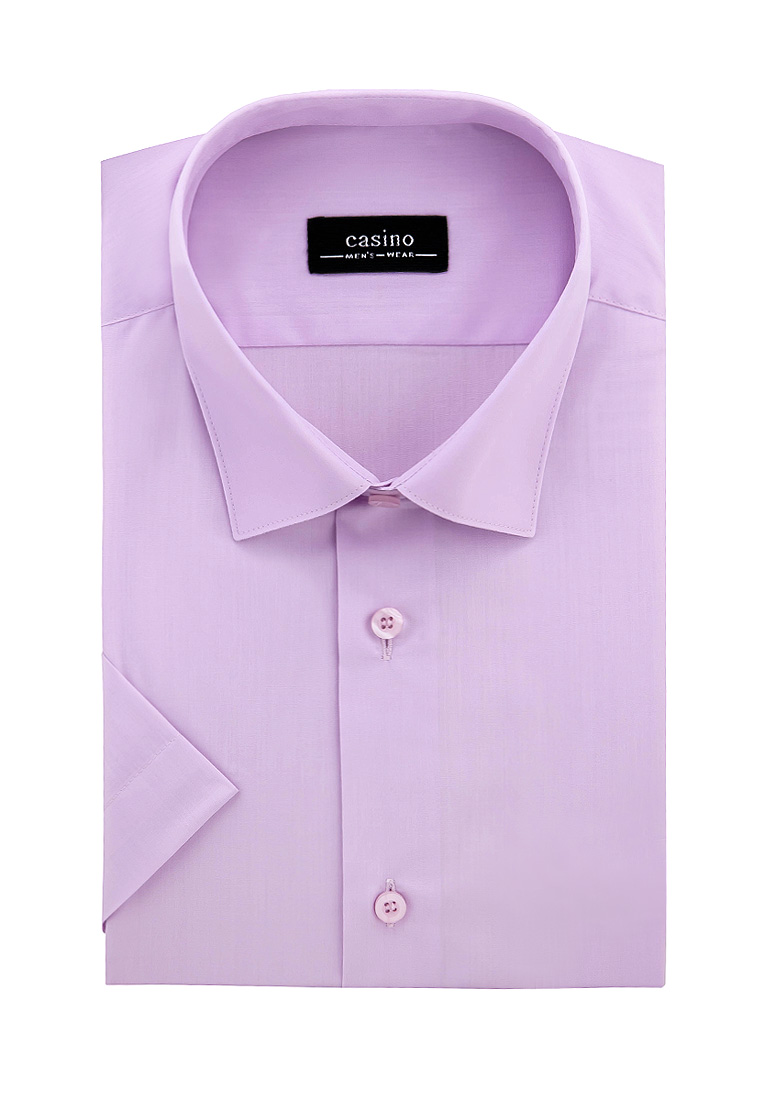 c710/057/lav/Z Сорочка мужская короткий рукав (в упаковке 12 шт)