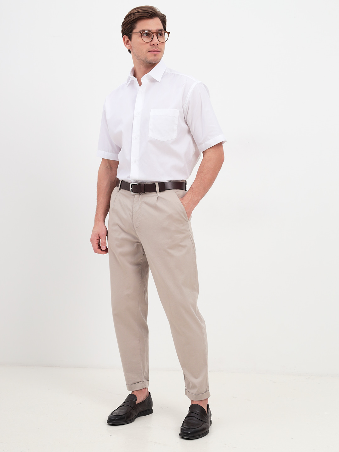 100/101/8241 Сорочка мужская короткий рукав