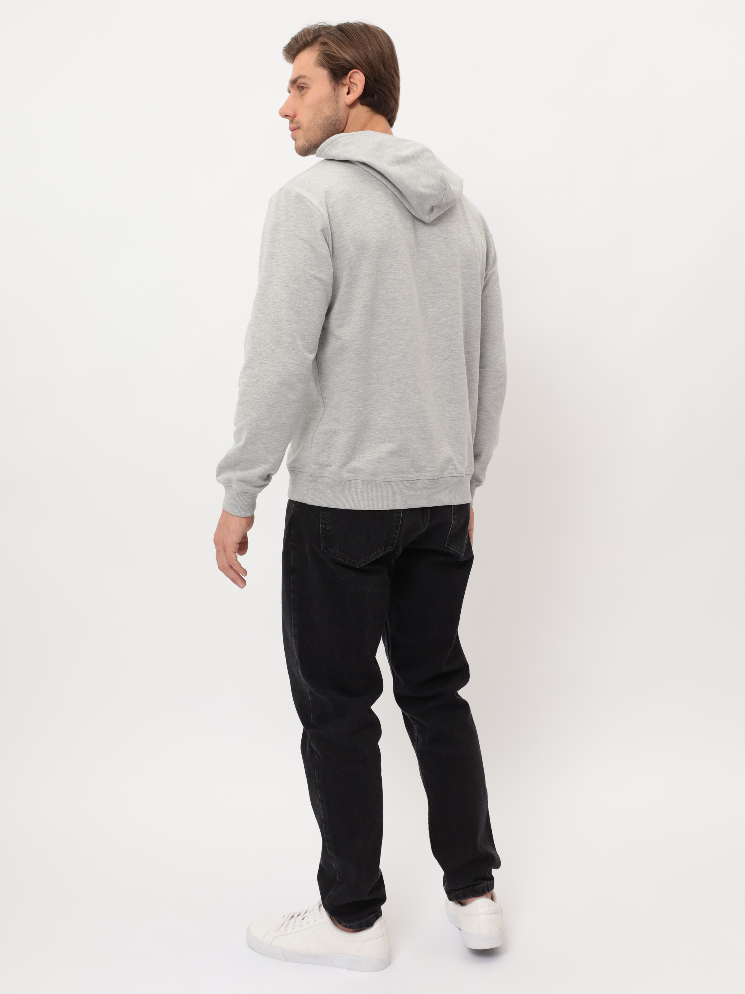 G172-OZ02-28 (св.серый м.) Худи мужское