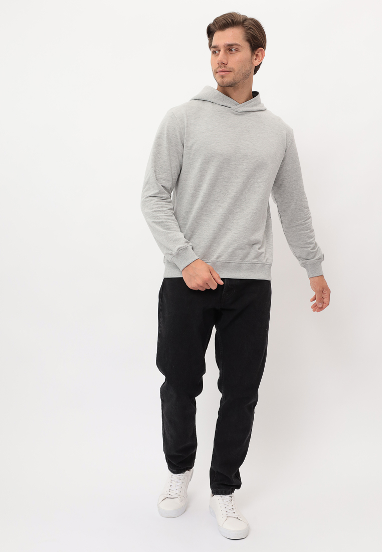 G172-OZ02-28 (св.серый м.) Худи мужское