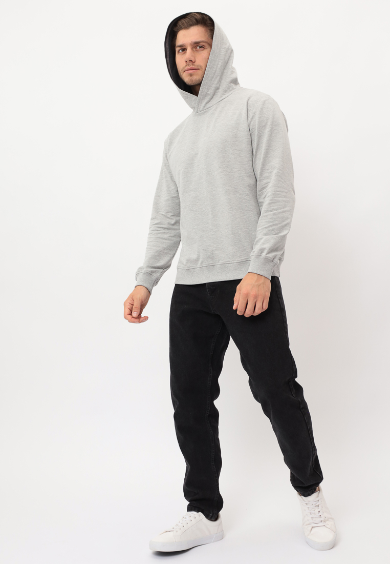 G172-OZ02-28 (св.серый м.) Худи мужское