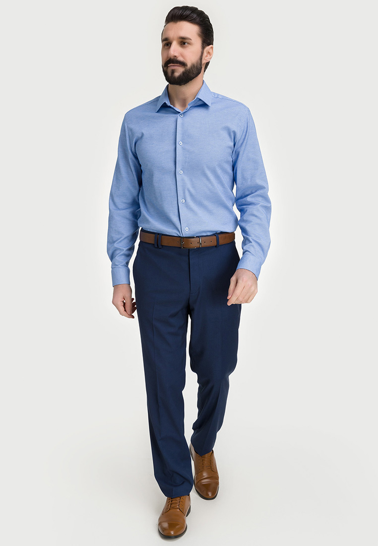 203/238/51006/ZV STRETCH Сорочка мужская длинный рукав