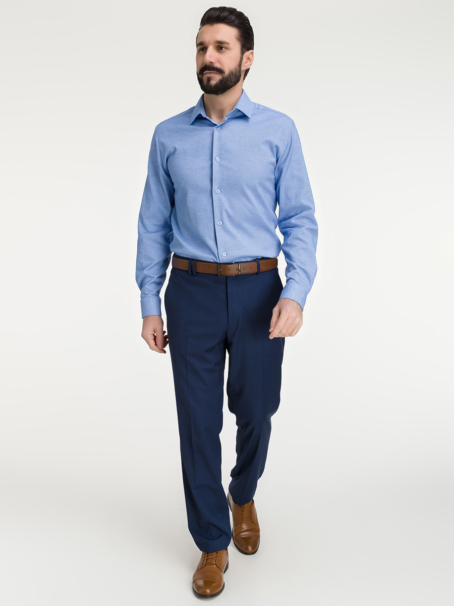 203/238/51006/ZV STRETCH Сорочка мужская длинный рукав