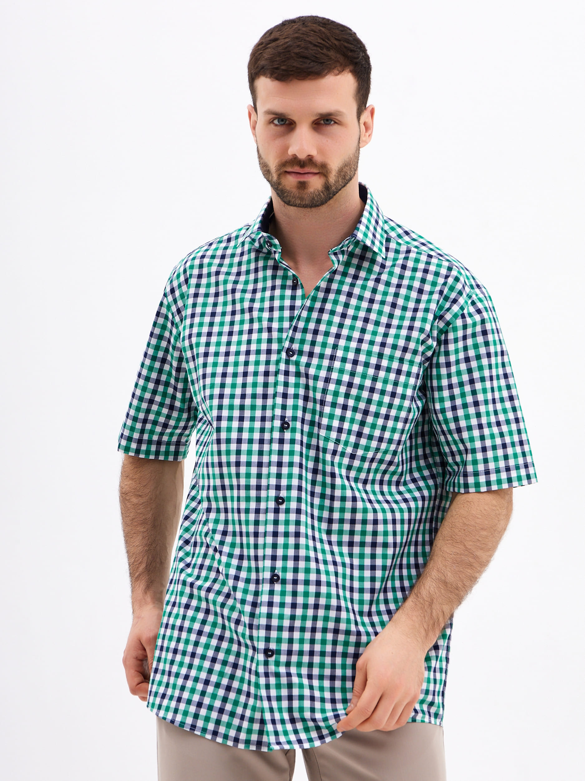 425/101/6140/1p Сорочка мужская короткий рукав