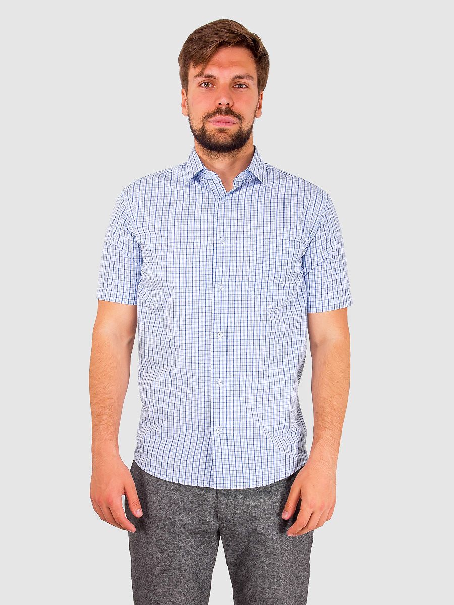 c125/057/33102/Z/1 Сорочка мужская короткий рукав