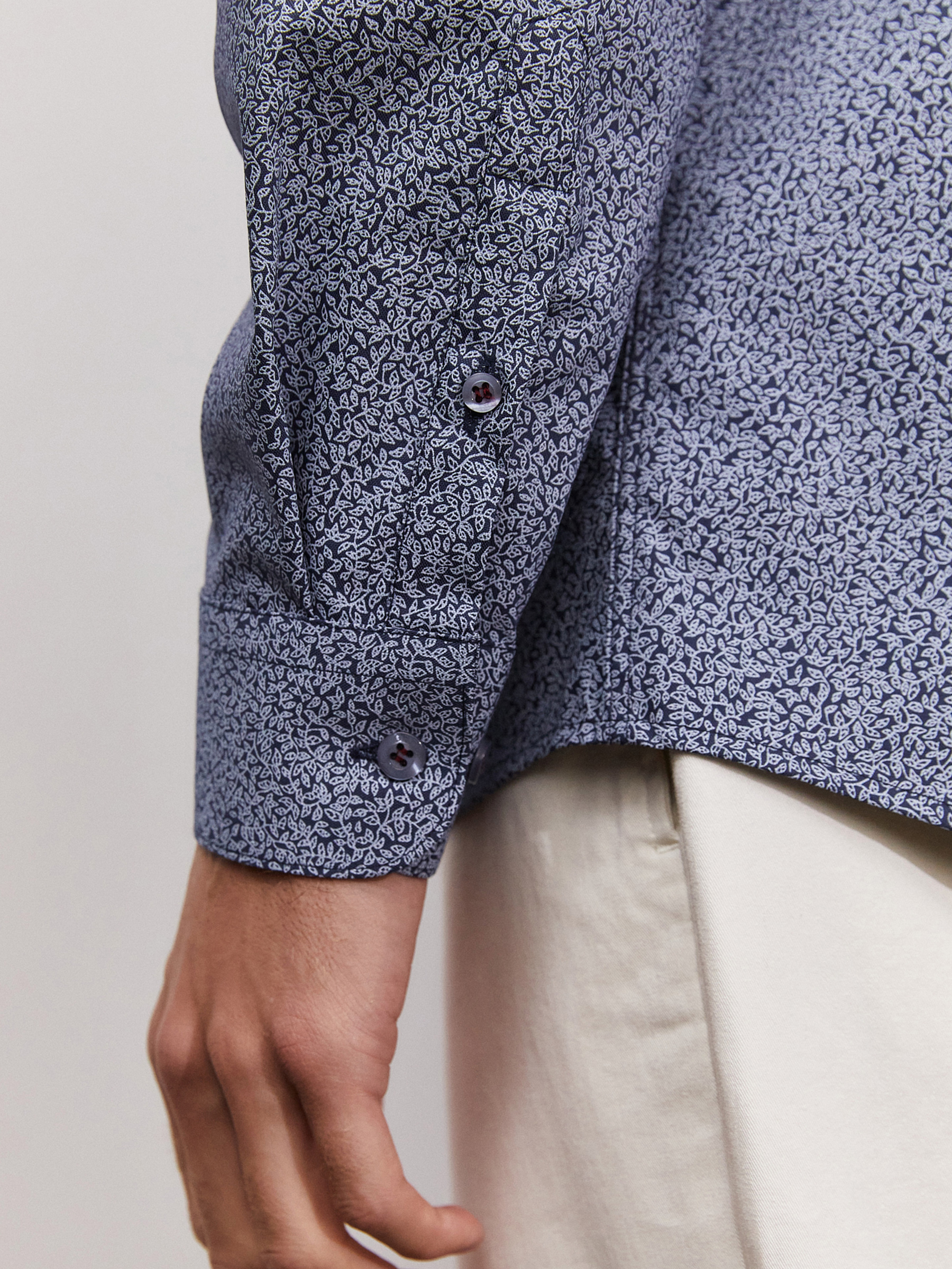 213/237/0047/ZN/1p STRETCH Сорочка мужская длинный рукав