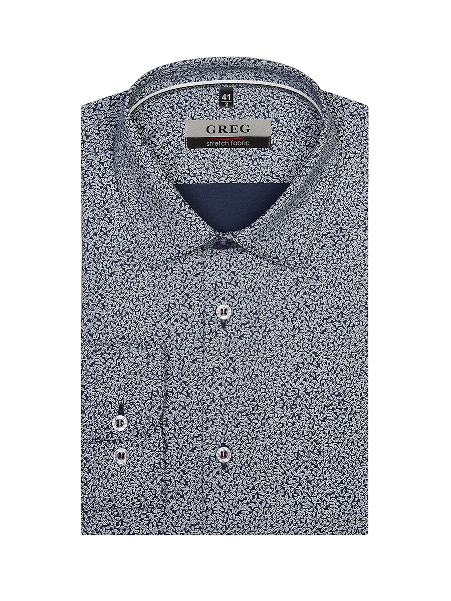 213/237/0047/ZN/1p STRETCH Сорочка мужская длинный рукав