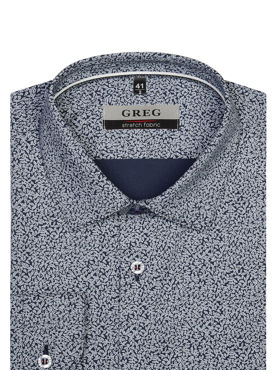 213/237/0047/ZN/1p STRETCH Сорочка мужская длинный рукав