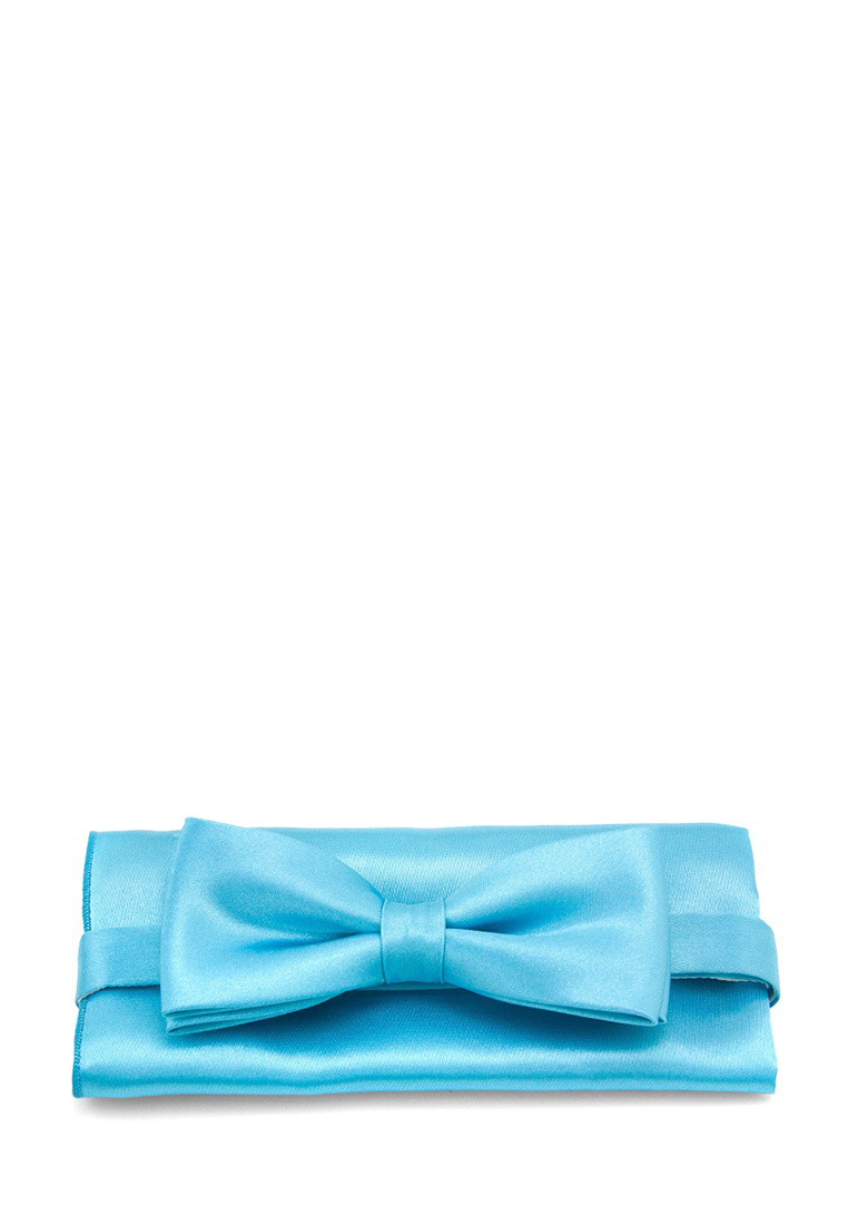 Greg-poly 11-бирюза одн.1.39 Галстук-бабочка мужской с платком