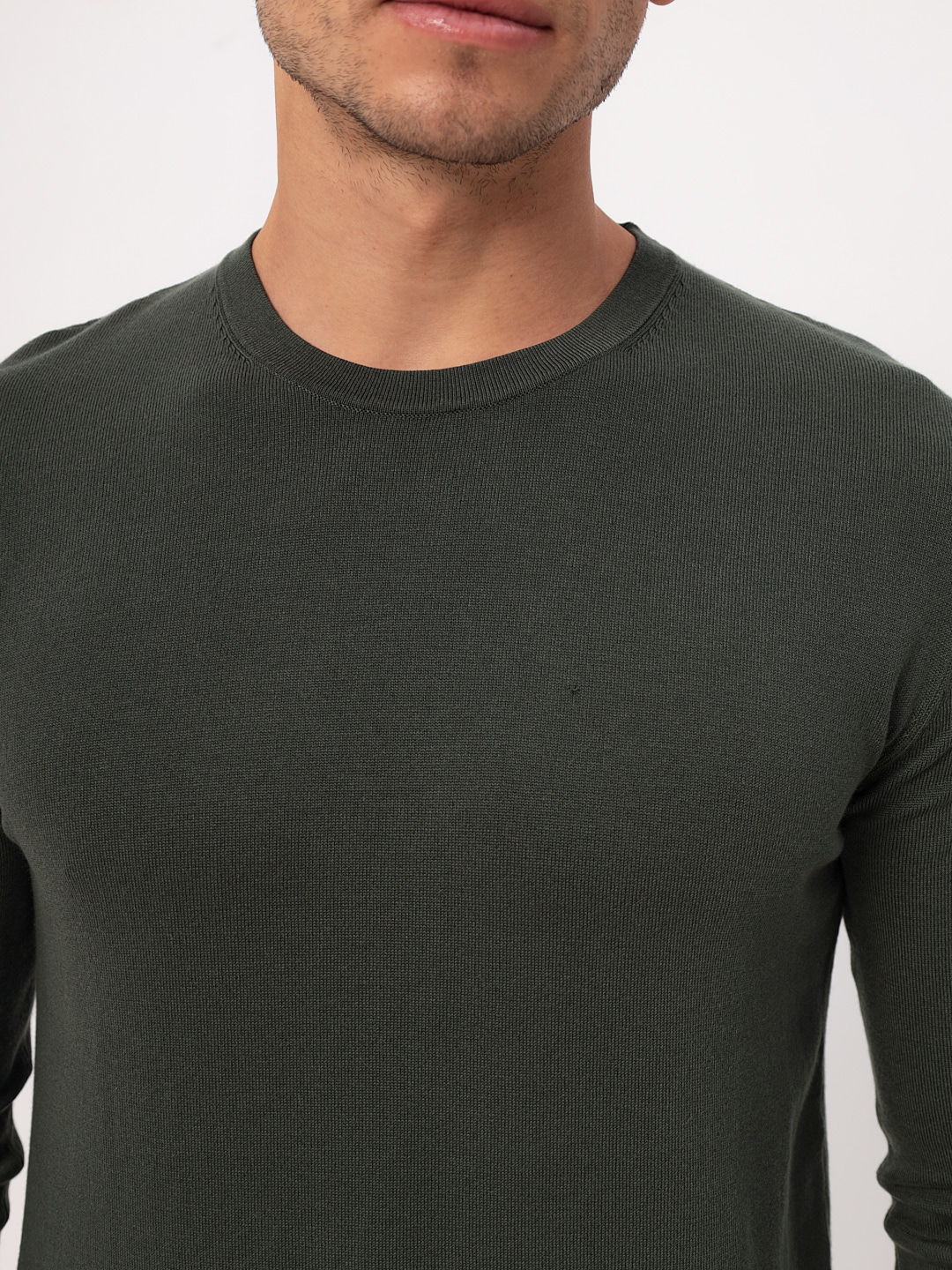 G121-T092  (хаки) Джемпер мужской